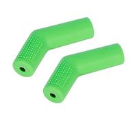 F FIERCE CYCLE 2pcs Green Motorcycle Gear Shifter Protector Cover Cylindrical