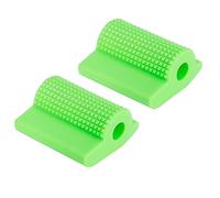 F FIERCE CYCLE 2pcs Universal Green Gear Shifter Protector Cover for Motorcycle