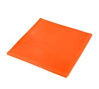 F FIERCE CYCLE 35x35x1cm Motorcycle Seat Gel Pad Shock Absorption Mat Orange