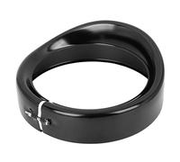 F FIERCE CYCLE 7inch Black Round Motorcycle Headlight Trim Ring