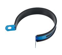 F FIERCE CYCLE 89mm 3.5" Exhaust Band Joint Clamp Stainless Steel Blue