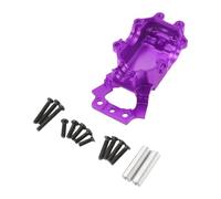 F Fityle 1:14 RC Car Front Gearbox Lower Cover Metal DIY Modified Spare Parts Gearbox Housing for 14302 14209 Model DIY Accs Vehicles, Violet