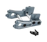 F Fityle 1:14 Scale Rear Wing Mount Stand Spare, RC Mounting Bracket for 223S Car DIY, Gray