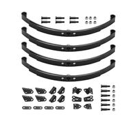 F Fityle 1/14 Simulation Suspension Spring RC Car Part,Metal High Performance Professional Black Portable RC Dump Truck Accessories, Front Back Bracket