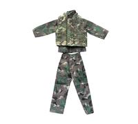 F Fityle 1:6 Jacket with Pants Uniforms Suit Retro Realistic Outfit Cosplay Stylish Clothes Mini Training Vest for 12in Figures Accs