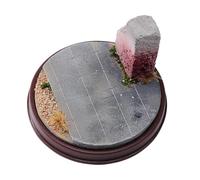 F Fityle 1/64 Miniature Scene Model Diorama for Action Figures Backdrop Background Model Train Scenery Layout Micro Landscape