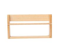 F Fityle 1/8 1/6 Dollhouse Bookshelf Ornament Landscape Life Scene Scenery Dollhouse Decoration Sturdy Miniature Bookshelf Wooden, Style A Short