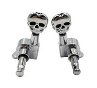 F Fityle 1 Piece Design String Tuning Keys Machine with Enclosed Housing Suitable for Guitar Repair, Silver