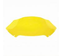 F Fityle 1 Piece Motorcycle Wind Replacement for 2015 to 2023 Bikes Low Profile Curved Screen with Raised Side Flanges and Gentle Arch Factory Match Mounting, Yellow