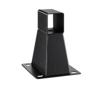 F Fityle 1 Piece Outdoor Retractable Awning Wall Mount Bracket Made of Sturdy Carbon Steel with Tapered Support Body and Rectangular Pole Holder for Stable Awning Positioning