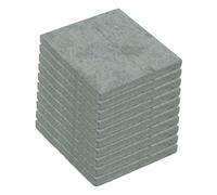 F Fityle 10 Pieces Cement Model House Buildings DIY Materials DIY Model Base Plate for Hobby Models Making, 6x6cm