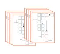 F Fityle 10 Pieces Dry Erase Division White Boards Long Division Math Supplies Reusable Double Sided Math Manipulatives for Students