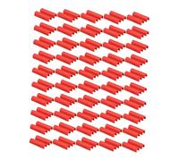 F Fityle 100Pcs Manual Tile Cut Sleeve Essential Accessories Covers Protection Pad Parts for Training Room Dorm Garden, red