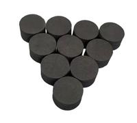 F Fityle 10Pcs Electronic Drum Trigger with Sticky Black Easy DIY Installation Good Elastic Silent Practice Sponges 20mm in Height, 28x20mm