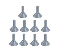 F Fityle 10Pcs Tent Poles Tips Tarp Poles Tip Covers Versatile Protector Lightning Cap for Camping Backpacking Awning Outdoor Sports