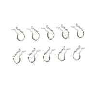 F Fityle 10x Caliper Spring Clips Brake Pad Cotter Pin Calipers Bike Components Sturdy Disc Brakes Pad Axle Bolts Pins,