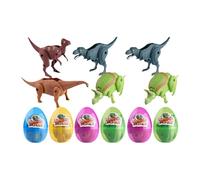 F Fityle 12x Jumbo Dinosaur Deformation Eggs Easter Eggs with Toys Inside Gifts Novelty Carnival Easter Basket Fillers for Girls Kids, Style B