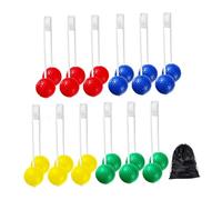 F Fityle 12x Ladder Balls Replacement Bolas Toss Match Golf Swinging Golf Tossing Balls 42 mm for Indoor Outdoor Activities Backyard