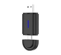 F Fityle 2 in 1 No Wire Car Adapter USB Type C Auto Connect Car Dongle Converts Wired to No Wire for Driving Most Cars Smartphone