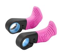 F Fityle 2 Pieces Bike Handlebar Thumb Rest Grips Ergonomic Fits 0.87 inch Handlebars Lightweight Easily Install Accessory Anti Slip, Pink