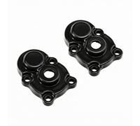 F Fityle 2 Pieces Gear Cover Replacement Parts for 1/16 Scale RC Crawler Axle Assembly Differential Guard, Black