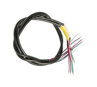 F Fityle 2 Pieces Guitar Circuit Hookup Wire 45cm Reliable Compact 4 Conductor Shielded Wire for Guitar Isolation Long Wiring Runs
