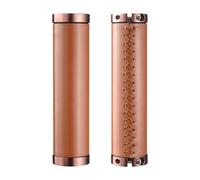 F Fityle 2 Pieces Mountain Bike Handlebar Grips Non Slip Universal Secure Double Locking Bike Handle Bar Wraps for Road Bikes Outdoor, Brown