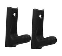 F Fityle 2 Pieces Wall Mounted Barbell Rack Dumbbell Rod Organizer Practical, Accessory for Home Gym, Fitness Equipment Storage Holder, PC Material, 16cmx5.2cm