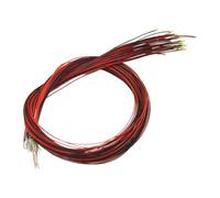 F Fityle 20 Pieces Pre Wired 0805 SMD LEDs Lights Lamp White Micro LED for Micro Landscape Sand Table Model Building Wire Length 40cm