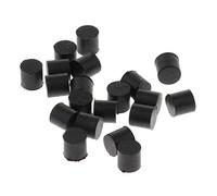 F Fityle 20Pcs / Lots Euphonium Baritone Alto Gel Earpads for Hornist Black, Dia 5mm, Black