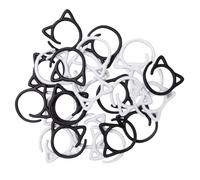 F Fityle 24Pcs Crochet Markers Locking Stitch Markers Knit Pattern Reminder Charms Knitter Gifts Handmade Gift Knitting Stitch Markers