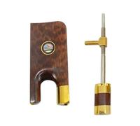 F Fityle 2x Cello Bow Frogs Cello Accessories Repair Part Practicing Compact Comfortable Grip Decorative Sturdy Replaces Luthier Tools