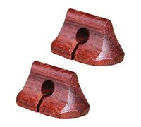 F Fityle 2x Chinese Erhu Bridge, Musical Bridge Replacements Wooden Violin Bridge Erhu Code, for Chinese Erhu Player Accessories