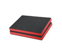 F Fityle 2x Tool Box Foam Insert High Density Shockproof Cuttable Removable Polyethylene Tool Foam Sheets Tool Box Liner Tool Boxes Organiser Inserts for Padding,45cmx30cmx5cm
