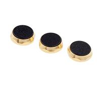 F Fityle 3 Pieces Aluminum Trumpet Finger Buttons DIY Brass Instrument Accessories, Black, 1.5x1.5cm