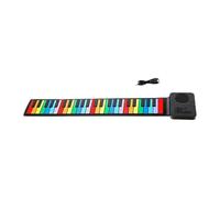 F Fityle 37 Key Roll up Piano,Electric Piano Keyboard,Kids Hand Roll Piano,Electric Hand Roll Piano Keyboard for Programming,Children