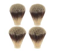 F Fityle 4 PCS Shaving Brush Knots Hair Heads for DIY Man Beard Hair Brush Handle