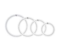 F Fityle 4Pcs Dampening Drum Mute Rings, Easy to Use, Practical Accessories Drum Parts Sturdy Drum Mufflers Professional, 16in 14in 13in 12in