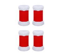 F Fityle 4Pcs Horse Leg Wraps Thick Fly Leg Boots Wrap for Christmas Riding Dress Up
