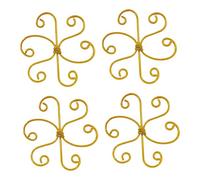F Fityle 4Pcs Plant Growth Supports Plant Stands Easy to Use Clamp Accessories Holders Iron Stabilizers for Stabilization and Support, Style A
