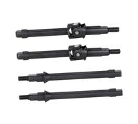 F Fityle 4Pcs RC Shaft Axle U Joint Black Lightweight Replacement Sturdy Steel RC Crawler Upgrades for 1/30 Axial SCX30 DIY Accessory