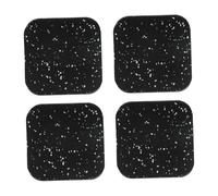 F Fityle 4Pcs Treadmill Mat Exercise Equipment Pad Multifunctional Rubber Pad Anti Vibration Mat for Elliptical Machine Exercise Bike
