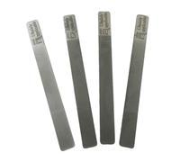 F Fityle 4Pcs Ukulele Nut files Gauged Nut Slotting File Set Professional Portable Sturdy Luthier Repair Tool Kit for Care Repairing