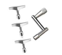 F Fityle 4x Drum Tuning Key Accessory Lightweight Portable Professional Drum Keys Set Multipurpose for Percussion Musical Instruments