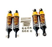 F Fityle 4x RC Car Shock Absorbers Dampers Set for Remote Control Car Replace Parts 1/12 1/16 Scale RC Shocks for D90 MN99S MN82 MN78, Gold