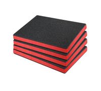 F Fityle 4x Tool Box Foam Insert High Density Shockproof Cuttable Removable Polyethylene Tool Foam Sheets Tool Box Liner Tool Boxes Organiser Inserts for Padding,40cmx30cmx2.5cm