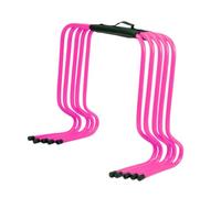F Fityle 5Pcs Agility Training Hurdles Obstacles Multifunctional Practice Equipment Speed Hurdles for Fitness Outdoor Sports Athletes, 50cm