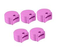 F Fityle 5Pcs Clarinet Thumb Finger Support Sleeves Non Slip Replacement Lightweight Portable Ergonomic Oboe Thumb Protector, Pink