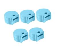 F Fityle 5Pcs Clarinet Thumb Finger Support Sleeves Non Slip Replacement Lightweight Portable Ergonomic Oboe Thumb Protector, Blue