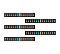 F Fityle 5x Aquarium Thermometer Sticker, Aquarium Temp Gauge, Easy Installation, High Performance Water Temperature Sticker, Horizontal